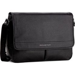 Torba TRUSSARDI JEANS - New York 71B00025 K299. Czarne torby na laptopa marki Trussardi Jeans, z jeansu. W wyprzedaży za 369,00 zł.