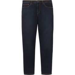 Dżinsy Classic Fit Stretch Tapered bonprix ciemny denim. Niebieskie jeansy męskie bonprix, m, bez wzorów. Za 109,99 zł.