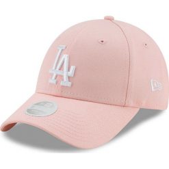 New Era - Czapka. Różowe czapki damskie marki New Era, bez wzorów, z bawełny. Za 89,90 zł.