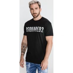 DSQUARED2 Koszulka Czarny. Czarne podkoszulki męskie Dsquared2, l, z nadrukiem, z bawełny, bez kołnierzyka, krótkie. Za 850,95 zł.
