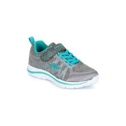 Buty Dziecko Kangaroos KANGAGIRL. Szare trampki dziewczęce KangaROOS, bez wzorów, bez zapięcia. Za 119,20 zł.