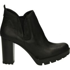 Botki - T83 NAB NERO. Czarne botki damskie skórzane Venezia. Za 179,00 zł.