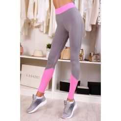 Leginsy SEVELA. Szare legginsy sportowe damskie IVET, bez wzorów, na fitness i siłownię. W wyprzedaży za 99,00 zł.
