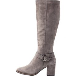 Pier One Kozaki grey. Szare buty zimowe damskie Pier One, z materiału. Za 379,00 zł.