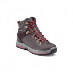 Buty trekkingowe wysokie TREK 500 damskie. Brązowe buty trekkingowe damskie QUECHUA. Za 399,99 zł.