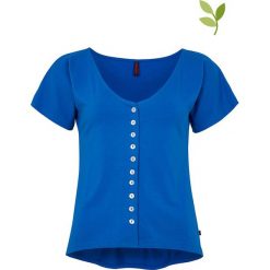 T-shirty damskie: Koszulka „Unna” w kolorze niebieskim