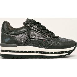 Mustang - Buty. Szare buty sportowe damskie Mustang, bez wzorów, z gumy, sportowe. Za 299,90 zł.