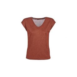 T-shirty z krótkim rękawem Only ONLSILVERY. Pomarańczowe t-shirty damskie ONLY, xs, bez wzorów, bez kołnierzyka. Za 63,20 zł.