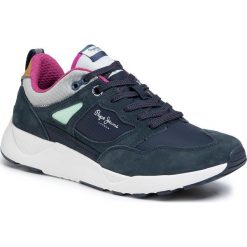 Sneakersy PEPE JEANS - Orbital 2.1 PMS30598 Navy 595. Niebieskie sneakersy męskie Pepe Jeans, bez zapięcia. W wyprzedaży za 259,00 zł.