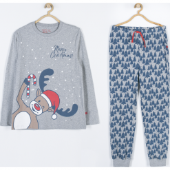 PIŻAMA. Szare bielizna chłopięca marki PAJAMAS, z bawełny. Za 59,90 zł.