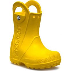 Kalosze CROCS - Handle It Rain 12803 Yellow. Żółte kalosze dziewczęce Crocs. Za 129,00 zł.