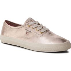 Tenisówki GANT - New Haven 18531398 Rose Gold G23. Różowe półbuty damskie GANT, bez wzorów, ze skóry, bez zapięcia. W wyprzedaży za 239,00 zł.