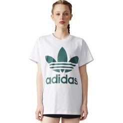 Bluzki damskie: Adidas Koszulka damska BIG TREFOIL TEE biała r. 38 (BR9822)