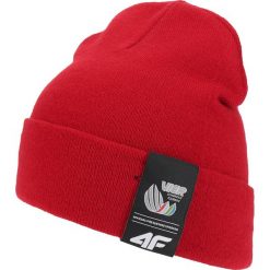 Czapka uniseks 4Hills CAU102 - czerwony. Czerwone czapki damskie marki 4f, z aplikacjami. Za 49,99 zł.