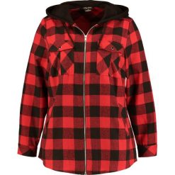 Bomberki damskie: City Chic CHECK MATE Kurtka wiosenna red