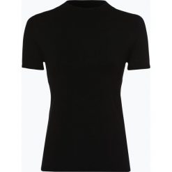 Comma - Sweter damski, czarny. Czarne swetry damskie marki comma, bez wzorów, z dzianiny, z krótkim rękawem, krótkie, bez kaptura. Za 99,95 zł.