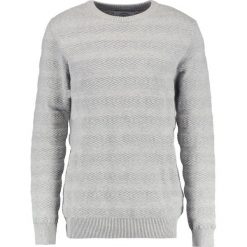 Swetry klasyczne męskie: Kronstadt CLAUS Sweter grey melange