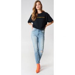 Boyfriendy damskie: Rut&Circle Jeansy girlfriend Hanne - Blue