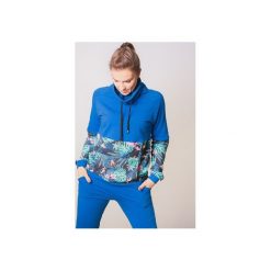 Bluza chabrowa ze wzorem. Niebieskie bluzy damskie marki 3 for u, m, bez wzorów, bez rękawów, bez kaptura. Za 229,00 zł.