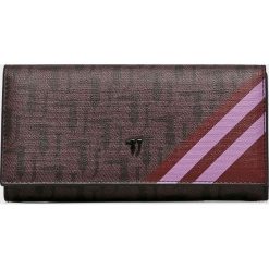 Trussardi Jeans - Portfel. Pomarańczowe portfele damskie Trussardi Jeans, bez wzorów, z poliesteru. W wyprzedaży za 219,90 zł.