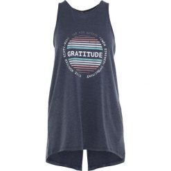 GAP BREATHE TWISTED BACK Koszulka sportowa indigo. Niebieskie topy sportowe damskie marki GAP, xl, z elastanu. Za 149,00 zł.