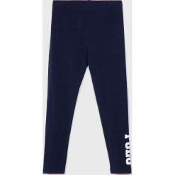 Polo Ralph Lauren - Legginsy dziecięce 128 - 176 cm. Niebieskie spodnie dziewczęce Polo Ralph Lauren, s, bez wzorów, z elastanu. W wyprzedaży za 199,90 zł.