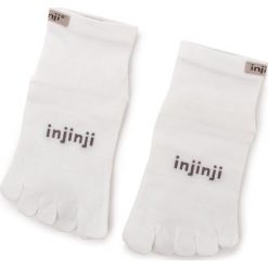 Skarpety Niskie Unisex INJINJI - 201130 White. Białe skarpetki damskie Injinji, bez wzorów, z poliesteru. Za 54,99 zł.