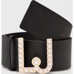 Liu Jo - Pasek. Czarne paski damskie Liu Jo, w paski, z materiału. Za 299,90 zł.