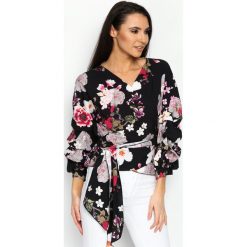 Bluzki damskie: Czarna Bluzka Jonquil