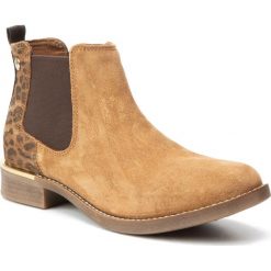 Sztyblety S.OLIVER - 5-25345-33 Cognac/Leo Com 308. Pomarańczowe kozaki damskie S.Oliver, ze skóry, bez obcasa, bez zapięcia. W wyprzedaży za 219,00 zł.