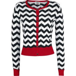 Kardigany damskie: Dancing Days Zig Zag Cardigan Kardigan damski czarny/biały