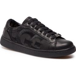 Sneakersy UGG - W Milo Graphic 1099898 W/Blk. Czarne półbuty damskie Ugg, ze skóry ekologicznej. W wyprzedaży za 369,00 zł.