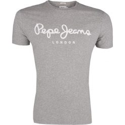 T-Shirt Pepe Jeans Original Stretch Grey. Szare t-shirty męskie Pepe Jeans, m, bez wzorów, z jeansu, klasyczne, z klasycznym kołnierzykiem. Za 89,00 zł.