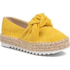 Espadryle BULLBOXER - 155001F4T Old Yellow. Żółte espadryle damskie Bullboxer, z aplikacjami, z tworzywa sztucznego, bez obcasa, na obcasie. Za 219,00 zł.
