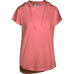 Bluzki z falbaną: Urban Classics Ladies Sleeveless Jersey Hoody Koszulka damska łososiowy