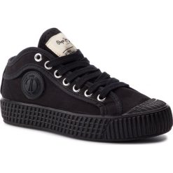 Trampki PEPE JEANS - In-G Hi Boys PBS30404 Black 999. Czarne trampki chłopięce Pepe Jeans, bez wzorów, z jeansu, na sznurówki. W wyprzedaży za 189,00 zł.