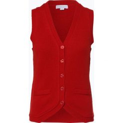 Brookshire - Damska kamizelka dzianinowa, czerwony. Czerwone kamizelki damskie marki brookshire, m, bez wzorów, z wełny, bez kaptura. Za 129,95 zł.