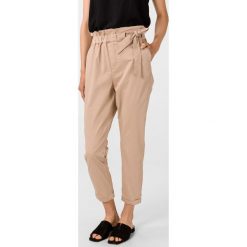 Vero Moda Evelyn Paperbag Spodnie Beżowy. Brązowe spodnie damskie Vero Moda, xl, z elastanu. Za 154,95 zł.