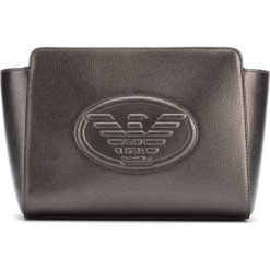 Emporio Armani Cross body bag Szary. Szare torebki klasyczne damskie Emporio Armani, w paski, z materiału, bez dodatków. Za 788,95 zł.
