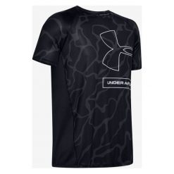 Under Armour MK-1 Tonal Koszulka Czarny. Czarne podkoszulki męskie Under Armour, l, bez wzorów, z elastanu, z krótkim rękawem. Za 188,95 zł.