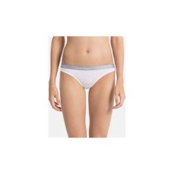 Stringi Calvin Klein Jeans 000QD3539E THONG. Białe skarpetki damskie Calvin Klein Jeans, bez wzorów, z jeansu. Za 70,28 zł.