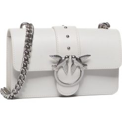 Torebka PINKO - Love Mini Simply C. PE 20 PLTT 1P21KS Y5FF White I09. Białe torebki klasyczne damskie Pinko, bez wzorów, ze skóry, eleganckie, bez dodatków. Za 1079,00 zł.