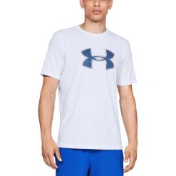 Under Armour Koszulka Biały. Białe podkoszulki męskie Under Armour, l, z nadrukiem, z bawełny, z krótkim rękawem. Za 119,95 zł.