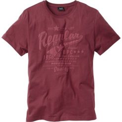T-shirty męskie: T-shirt Regular Fit bonprix bordowy