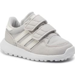 Buty adidas - Forest Grove Cf 1 EE6591 Greone/Clowhi/Cblack. Szare półbuty dziewczęce Adidas, na rzepy. Za 169,00 zł.