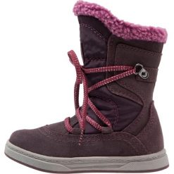 Friboo Kozaki sznurowane smoke viola. Fioletowe buty zimowe damskie marki Friboo, z materiału, na wysokim obcasie. W wyprzedaży za 147,95 zł.