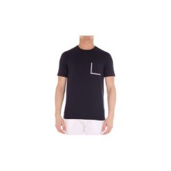 T-shirty z krótkim rękawem Heritage 0850G. Niebieskie t-shirty męskie Heritage, m, bez wzorów, bez kołnierzyka, krótkie. Za 208,64 zł.