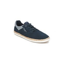 Espadryle Pepe jeans MAUI KER. Niebieskie espadryle męskie Pepe Jeans, bez wzorów, z jeansu. Za 239,20 zł.