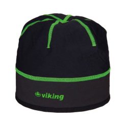 Czapki męskie: Viking Czapki Cross Country 2016 czarno-zielony r. 56 (215201656)