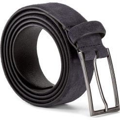 Pasek Męski BOSS - Calindo 50375225 Dark Blue 402. Niebieskie paski męskie Boss, w paski, ze skóry. W wyprzedaży za 249,00 zł.